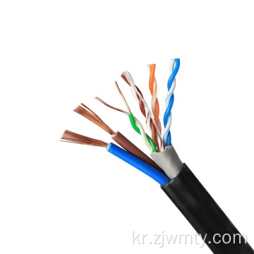 전원 2x0.75mm CCA가 있는 UTP FTP cat5 CAT5e